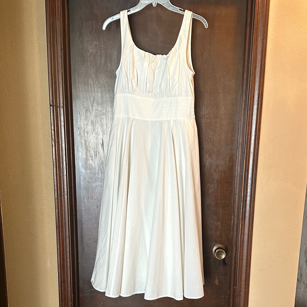 eShakti White Casual Dress